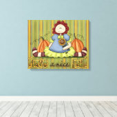 HANFall Wrapped Canvas Leinwanddruck (Insitu (Holzboden))