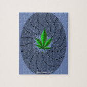 Hanfblatt 13 puzzle (Vertikal)