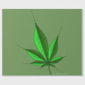 Hanfblatt 14 geschenkpapier (Flach)