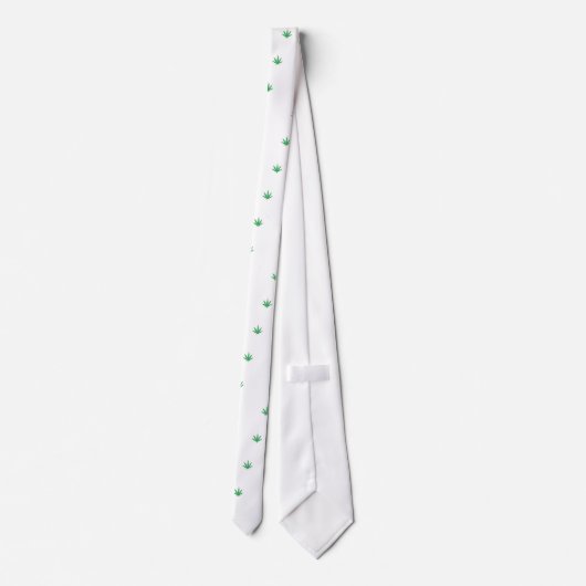 Hanfblatt Krawatte (Rückseite)