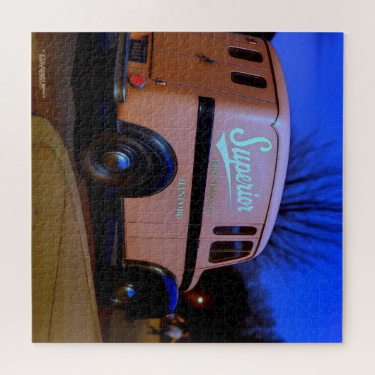 HANFORD IN DER DUSK. SUPERIOR MÄDCHEN LIEFERLKW. PUZZLE (Horizontal)