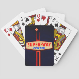 HANFORD, KALIFORNIEN. SUPER-WAY SPIELKARTEN. SPIELKARTEN