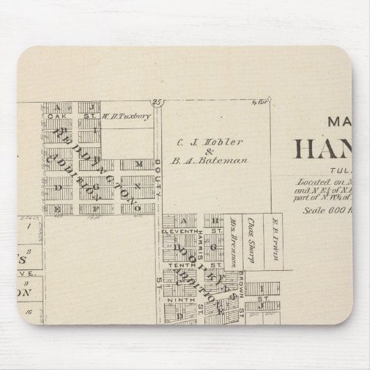 Hanford, Tulare Landkreis Mousepad (Vorne)