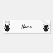 Hang auf Black Cat Thunder_Cove Autoaufkleber (Vorne)