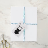 Hang auf Black Cat Thunder_Cove Geschenkanhänger (Mit Garn)