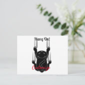 Hang auf Black Cat Thunder_Cove Postkarte (Stehend Vorderseite)