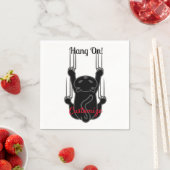 Hang auf Black Cat Thunder_Cove Serviette (Beispiel)