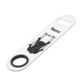 Hang auf Black Cat Thunder_Cove Speed Flaschenöffner (Vorderseite Schrägansicht)