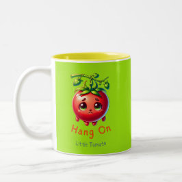 Häng auf Little Tomato, Tomato Lover Geschenk, Zweifarbige Tasse