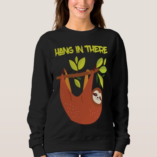 Hang cute sloth in the tree sweatshirt (Vorderseite)