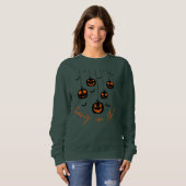 Hang da Coolen Halloween-Design Sweatshirt (Vorne ganz)