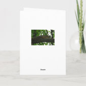 Hang da rein, auch dieses soll passieren, Niedlich Karte (Rückseite)