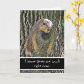 Hang da rein, auch dieses soll passieren, Niedlich Karte (Gelbe Blume)