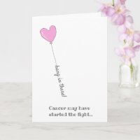 Hang da rein! - Beat Cancer - Niedlich Pink Balloo