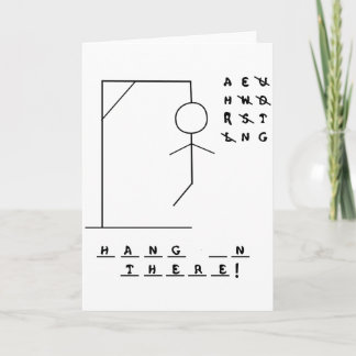"Hang da rein!" Hangman Game Karte