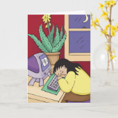 Hang da rein! Karte (Gelbe Blume)