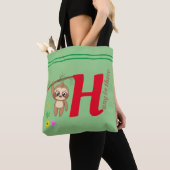 Hang da rein | Niedlich Hanging Sloth Funny Tasche (Von Nahem)