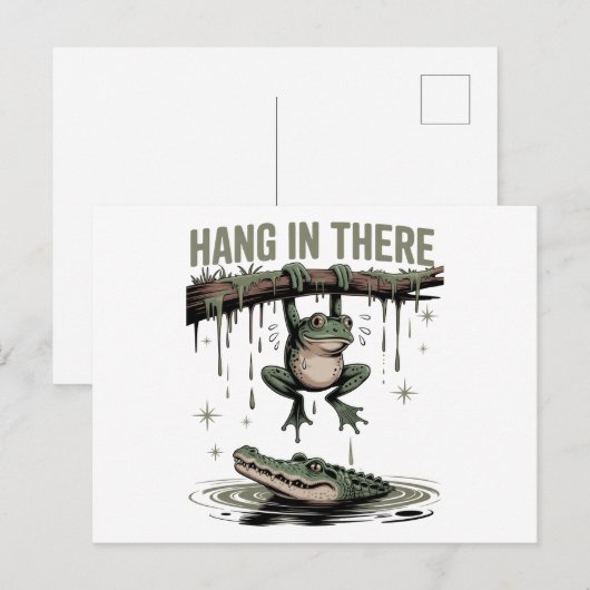 Hang da rein postkarte (Vorne/Hinten)