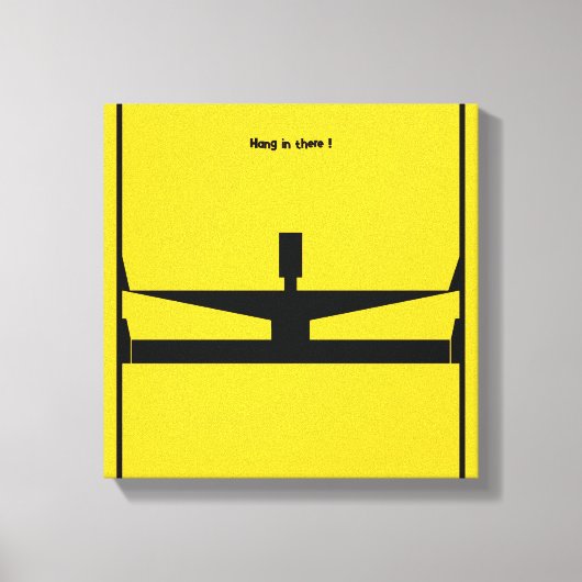 Hang da rein! von Michele Moses Leinwanddruck (Vorderseite)