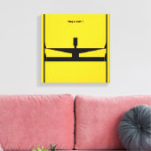 Hang da rein! von Michele Moses Leinwanddruck (Insitu (Wohnzimmer))