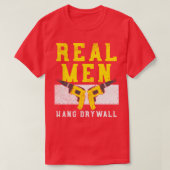 Hang Drywall Installer Carpenter Master Design T-Shirt (Design vorne)