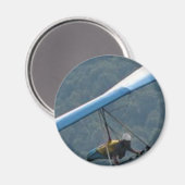 Hang Glding over a Forest Magnet (Vorderseite/Rückseite)