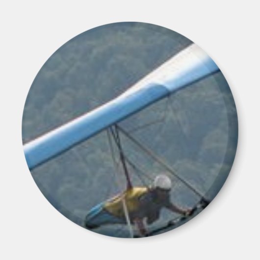 Hang Glding over a Forest Magnet (Vorne)