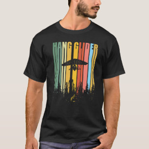 Hang-Gleiter-Pilot Vintage-Sonnenuntergang-Hang-Gl T-Shirt
