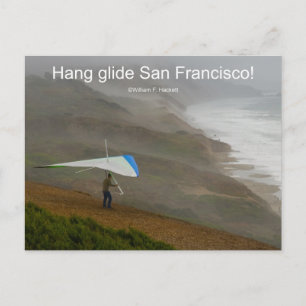 Hang glide San Francisco! Produkte aus Kalifornien Postkarte