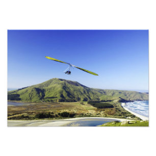 Hang Glider, Halbinsel Otago, in der Nähe von Dun Fotodruck