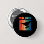Hang Glider Hang Gliding Extreme Sports Geschenk Button (Vorne & Hinten)