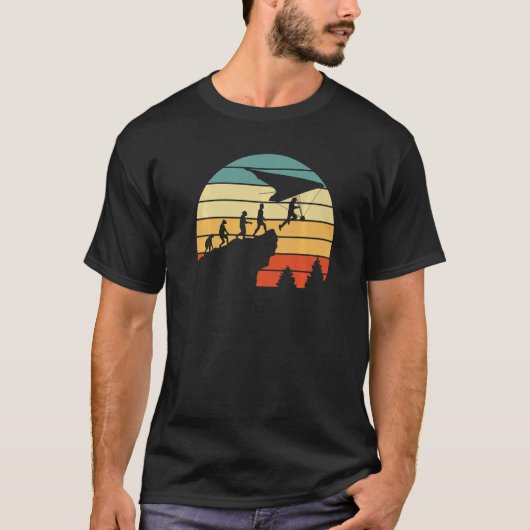 Hang Glider Motif Evolution Hang Gliding T-Shirt (Vorderseite)