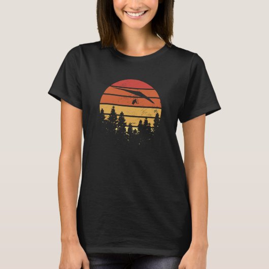 Hang Glider Sunset Hang Gliding T-Shirt (Vorderseite)