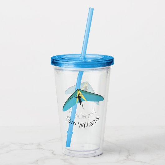 Hang Gliding Acryltrinkbecher (Rückseite)