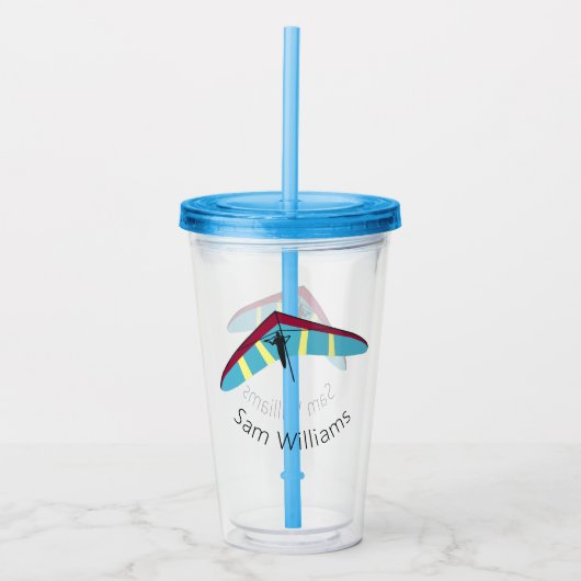 Hang Gliding Acryltrinkbecher (Vorderseite)