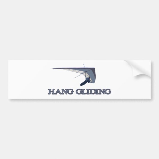 Hang Gliding Autoaufkleber (Vorne)