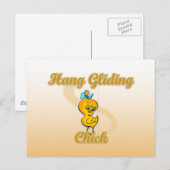 Hang Gliding Chick Postkarte (Vorne/Hinten)