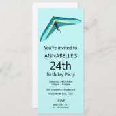 Hang Gliding Einladung (Vorne/Hinten)