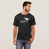 Hang Gliding Evolution für Hang Glider T-Shirt (Vorne ganz)
