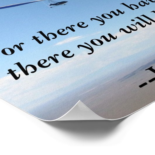 Hang Gliding Flight Poster (Ecke)