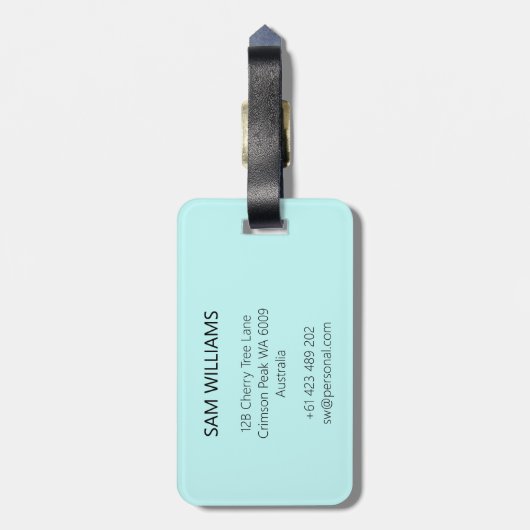 Hang Gliding Gepäckanhänger (Rückseite vertikal)