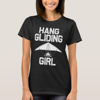 Hang Gliding Girls Kinder Hang Glider Pilot Flyer T-Shirt