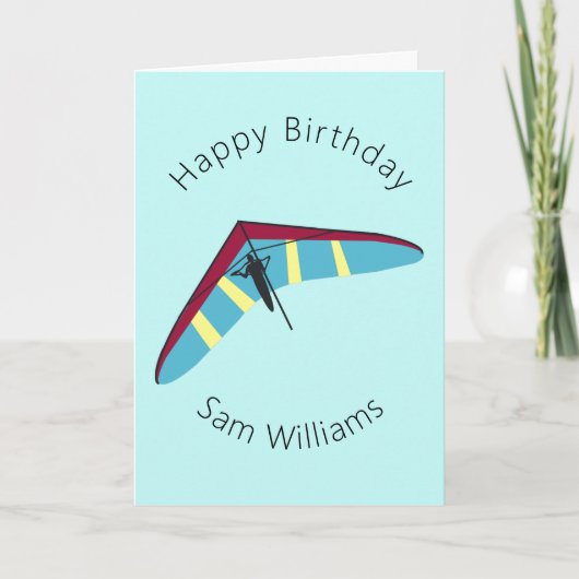 Hang Gliding Karte (Vorderseite)