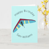 Hang Gliding Karte (Gelbe Blume)