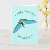 Hang Gliding Karte (Gelbe Blume)