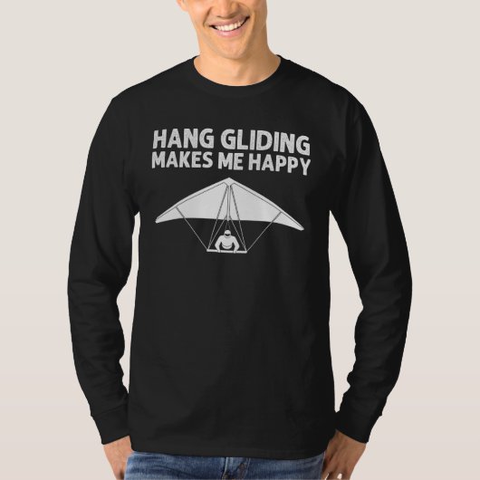 Hang Gliding Men Women Hang Glider Pilot Flyers T-Shirt (Vorderseite)