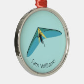 Hang Gliding Ornament Aus Metall (Rechts)