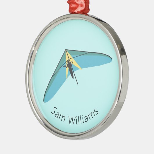 Hang Gliding Ornament Aus Metall (Links)