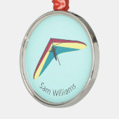 Hang Gliding Ornament Aus Metall (Links)