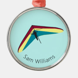 Hang Gliding Ornament Aus Metall
